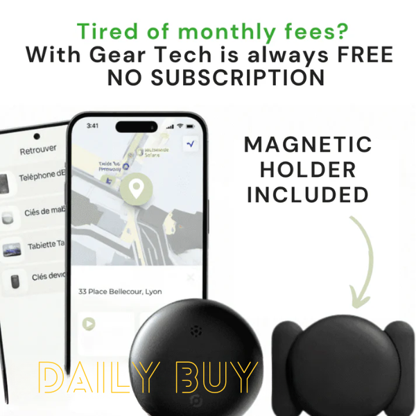 GPS Tracker for Cars | No Subscription, Compatible with Android & iOS for Vehicle Location Tracking