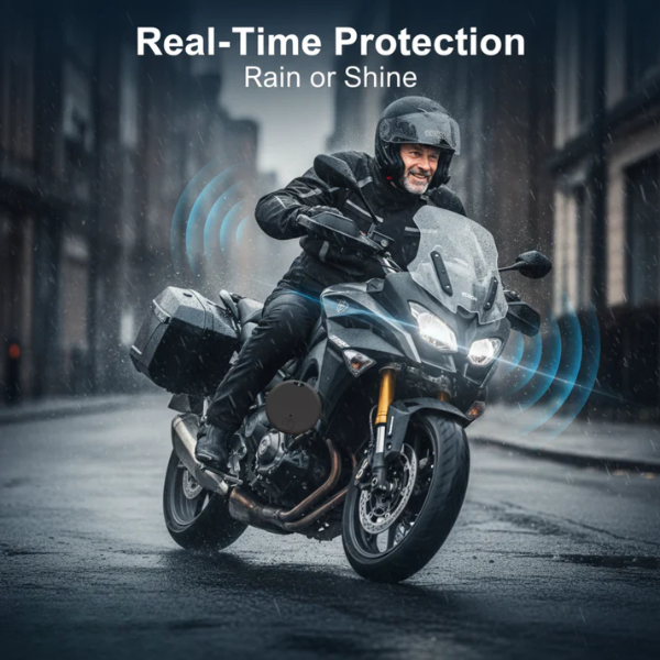 GPS Tracker for Motorcycles | No Subscription, Compatible with Android & iOS for Real-Time Location Tracking