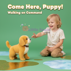 Interactive Plush Dog Toy | AI-Powered, Touch-Responsive & Soft for Kids Aged 3+