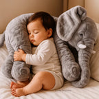 Baby Elephant Plush Pillow – Soft Newborn Toy & Cozy Sleep Companion