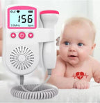 Fetal Doppler Heartbeat Monitor | High-Sensitivity Probe & Clear LCD Display for Expecting Parents