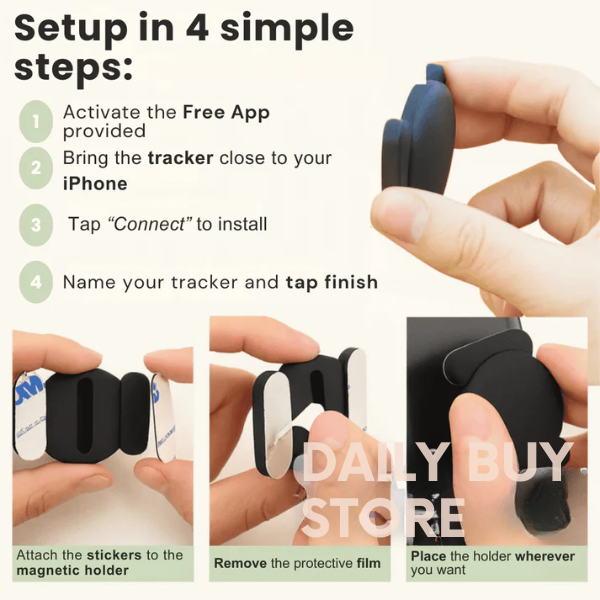 GPS Bike Tracker | No Subscription, Compatible with Android & iOS for Cycling Safety