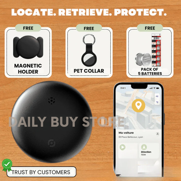 GPS Bike Tracker | No Subscription, Compatible with Android & iOS for Cycling Safety