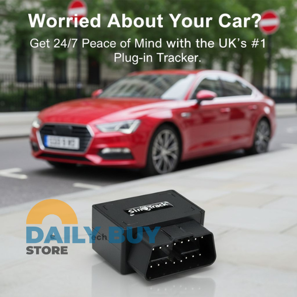 Car Tracker No Subscription – OBD2 GPS Car Tracking Device | Plug & Play Real-Time Car GPS Tracker
