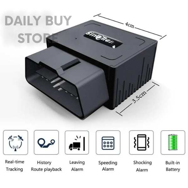 Car Tracker No Subscription – OBD2 GPS Car Tracking Device | Plug & Play Real-Time Car GPS Tracker