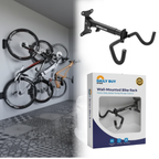 Wall-Mounted Bike Rack | Adjustable Carbon Steel Hook with 30kg Load Capacity for Space-Saving Bicycle Storage
