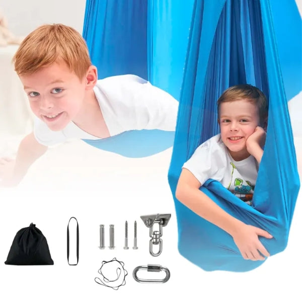 Sensory Autism Therapy Swing - Indoor & Outdoor Hammock for Kids, Durable Fabric, Adjustable, Relaxation & Sensory Play