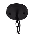 Industrial Single Dome Pendant Light Fixture - Adjustable Height for Kitchen, Dining Room & Bar Lighting
