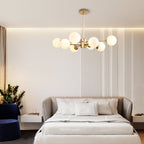 Mid-Century Modern Bubble Sputnik Chandelier Light Fixture for Living Room & Dining Room