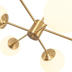 Mid-Century Modern Bubble Sputnik Chandelier Light Fixture for Living Room & Dining Room