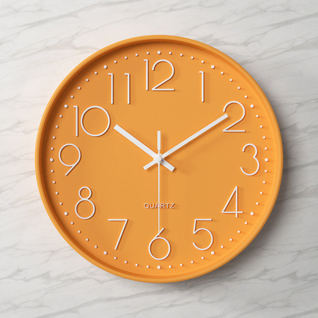 Modern Oversized Wall Clock | Silent Quartz Movement, Eco-Friendly Design & Ideal for Contemporary Home Decor