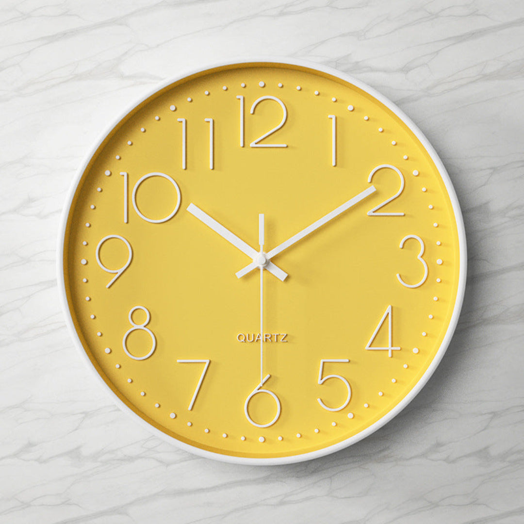 Modern Oversized Wall Clock | Silent Quartz Movement, Eco-Friendly Design & Ideal for Contemporary Home Decor