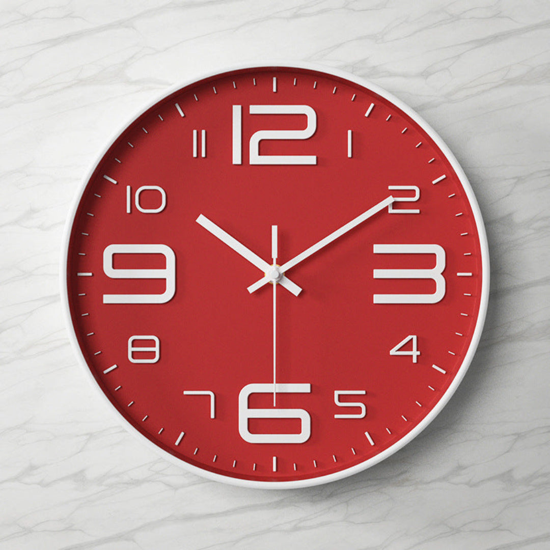 Modern Oversized Wall Clock | Silent Quartz Movement, Eco-Friendly Design & Ideal for Contemporary Home Decor