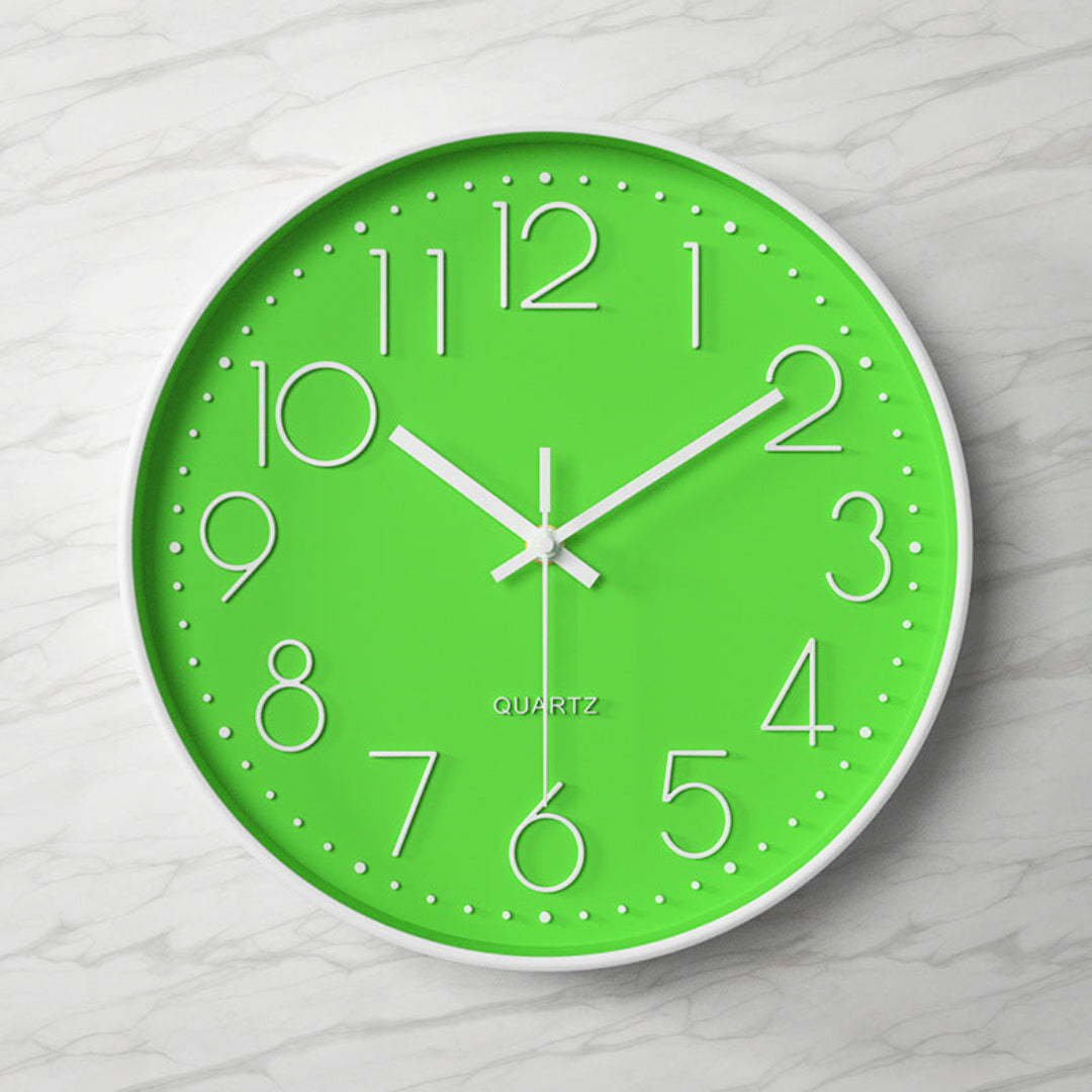 Modern Oversized Wall Clock | Silent Quartz Movement, Eco-Friendly Design & Ideal for Contemporary Home Decor