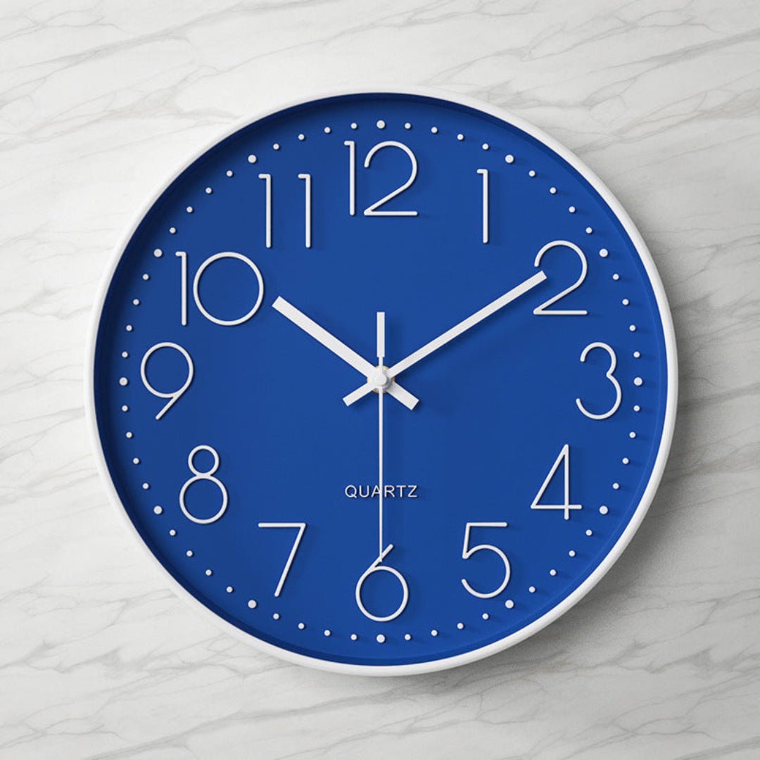Modern Oversized Wall Clock | Silent Quartz Movement, Eco-Friendly Design & Ideal for Contemporary Home Decor