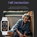 Fall Detection Smartwatch for Seniors | 4G GPS Tracking, SOS Alerts & Health Monitoring for Enhanced Safety