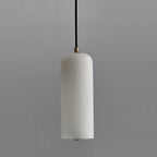 Mid-Century Modern Alabaster Pendant Light Fixture for Dining Room & Entryway