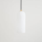 Mid-Century Modern Alabaster Pendant Light Fixture for Dining Room & Entryway