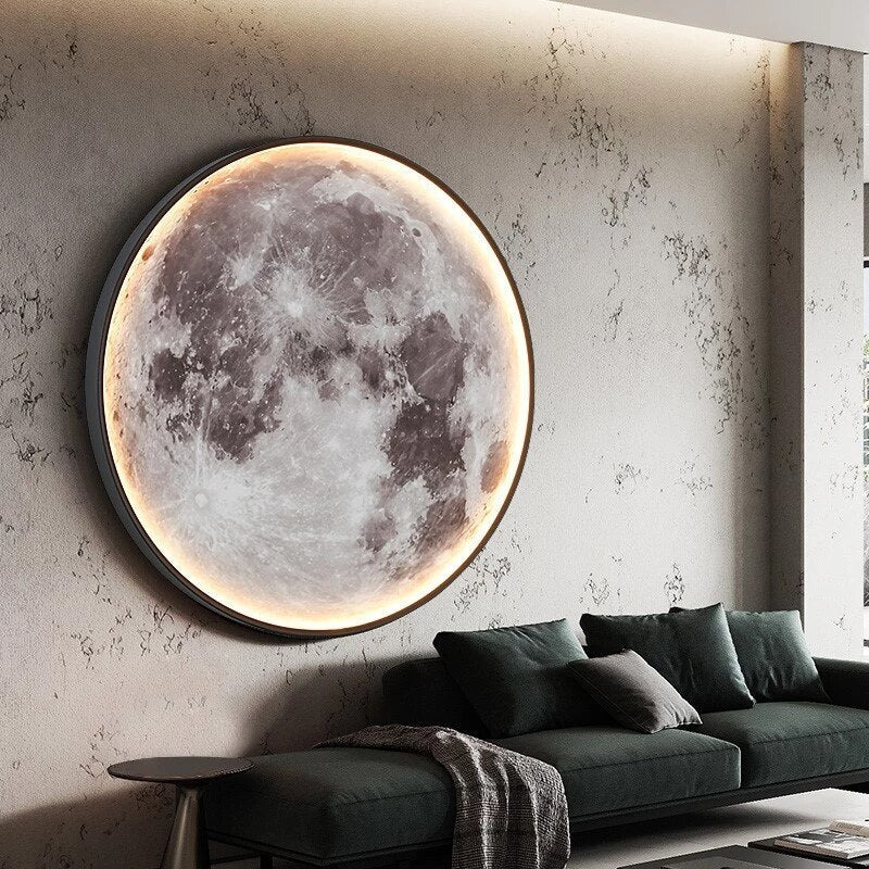 LED Moon Lamp | Remote Control, Adjustable Brightness & Color Temperature for Bedroom and Living Room Decor