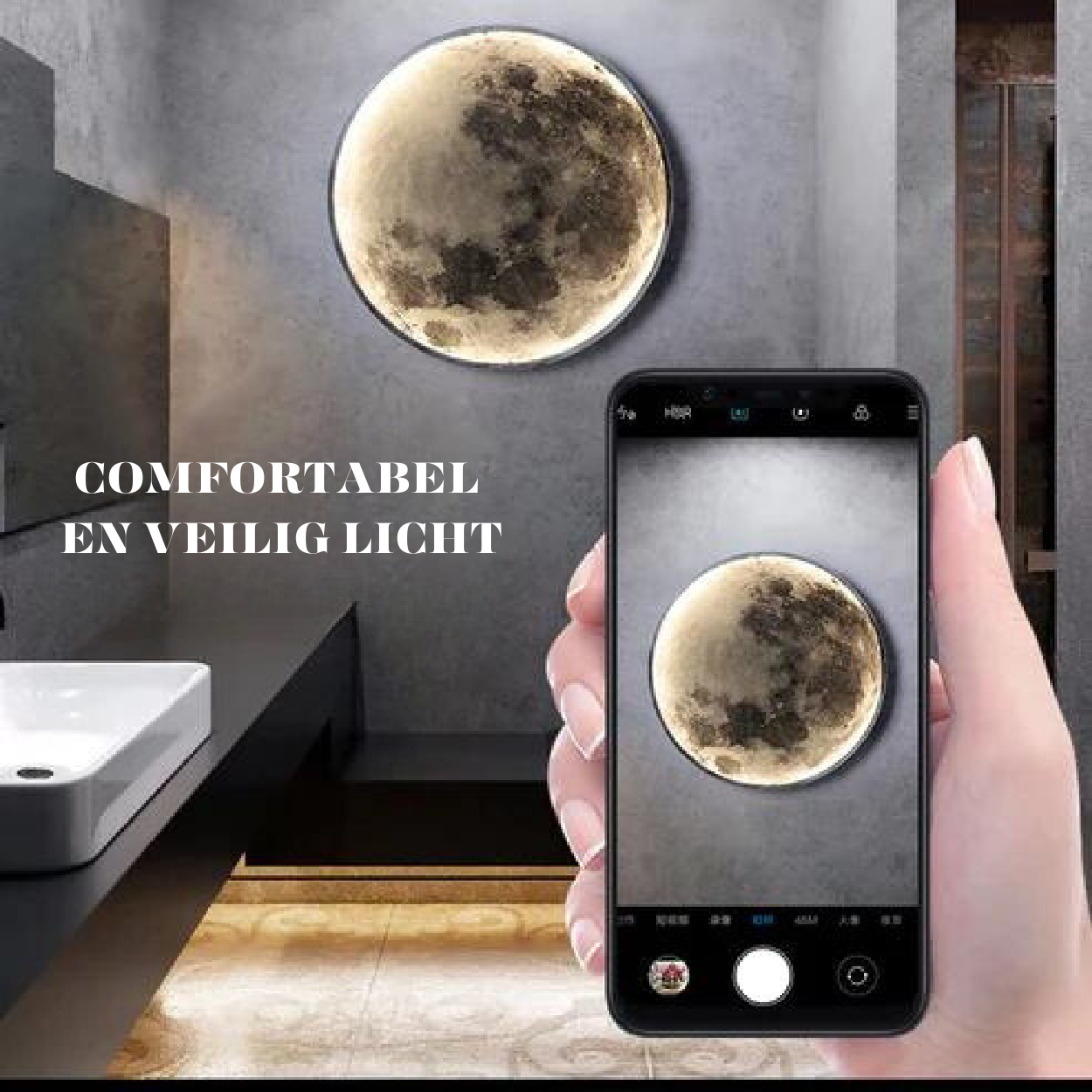 LED Moon Lamp | Remote Control, Adjustable Brightness & Color Temperature for Bedroom and Living Room Decor