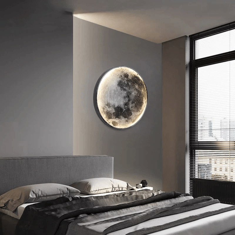 LED Moon Lamp | Remote Control, Adjustable Brightness & Color Temperature for Bedroom and Living Room Decor