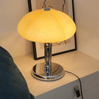 LED Mushroom Table Lamp - Modern Design with Adjustable Brightness for Home Office & Living Room Use