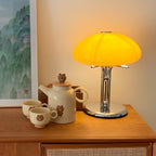 LED Mushroom Table Lamp - Modern Design with Adjustable Brightness for Home Office & Living Room Use