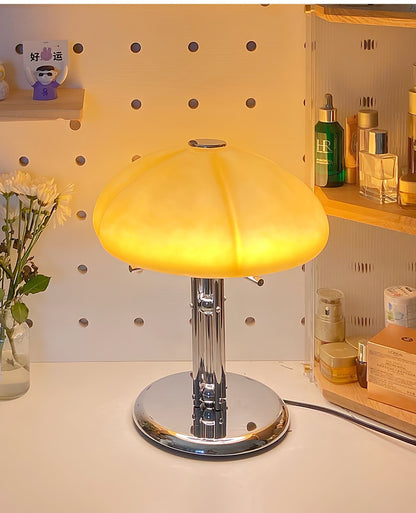 LED Mushroom Table Lamp - Modern Design with Adjustable Brightness for Home Office & Living Room Use