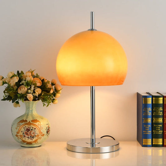 LED Mushroom Table Lamp - Modern Design with Adjustable Brightness for Home Office & Living Room Use