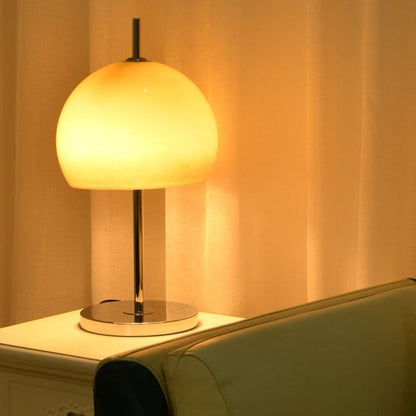 LED Mushroom Table Lamp - Modern Design with Adjustable Brightness for Home Office & Living Room Use