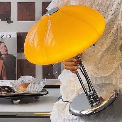 LED Mushroom Table Lamp - Modern Design with Adjustable Brightness for Home Office & Living Room Use