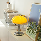 LED Mushroom Table Lamp - Modern Design with Adjustable Brightness for Home Office & Living Room Use