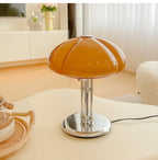 LED Mushroom Table Lamp - Modern Design with Adjustable Brightness for Home Office & Living Room Use