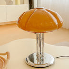 LED Mushroom Table Lamp - Modern Design with Adjustable Brightness for Home Office & Living Room Use