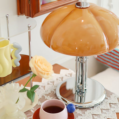 LED Mushroom Table Lamp - Modern Design with Adjustable Brightness for Home Office & Living Room Use
