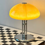 LED Mushroom Table Lamp - Modern Design with Adjustable Brightness for Home Office & Living Room Use