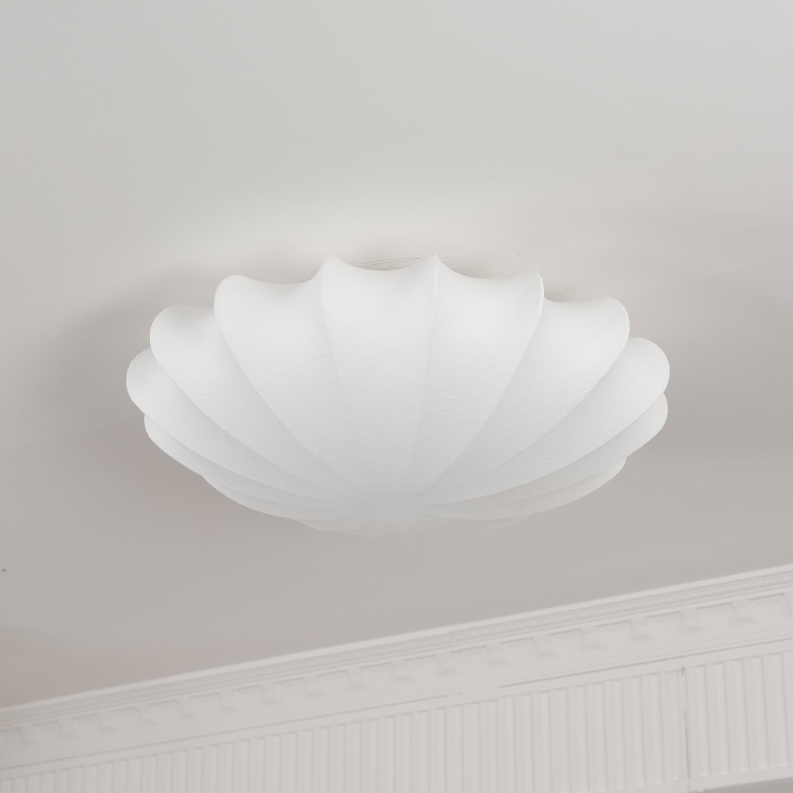 LED Bubble Ceiling Light Fixture - Modern White Pendant Lamp for Living Room, Dining Room & Home Decor