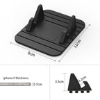Non-Slip Phone Holder for Car | Silicone Gel, Hands-Free Design & Ideal for GPS Navigation