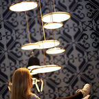 LED Pendant Light Fixture - Nordic Modern Flying Saucer Design for Kitchen, Dining Room & Living Room Lighting