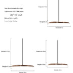 LED Pendant Light Fixture - Nordic Modern Flying Saucer Design for Kitchen, Dining Room & Living Room Lighting