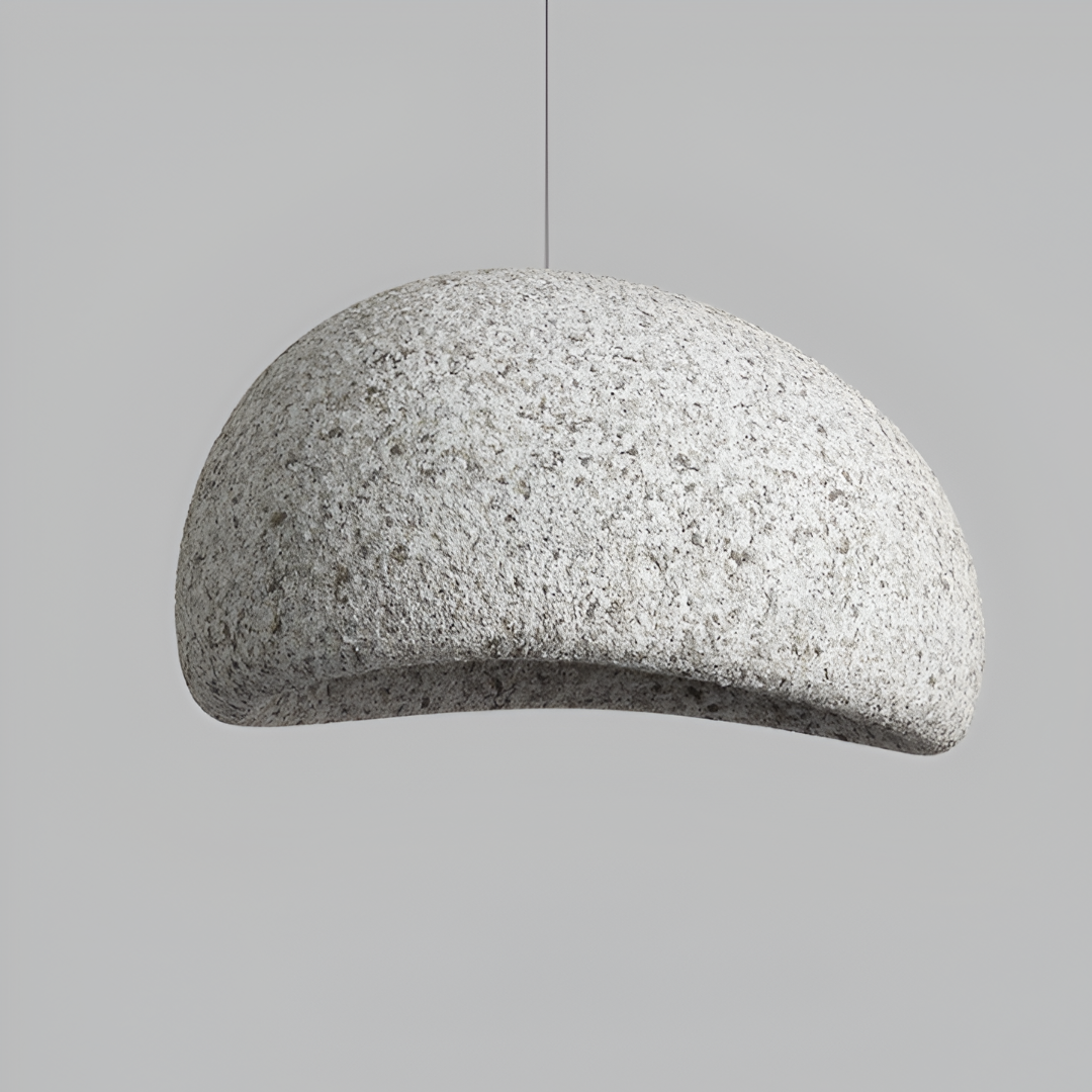 Nordic Wabi Sabi Pendant Light - Minimalist Hanging Fixture for Dining Room & Living Room Decor