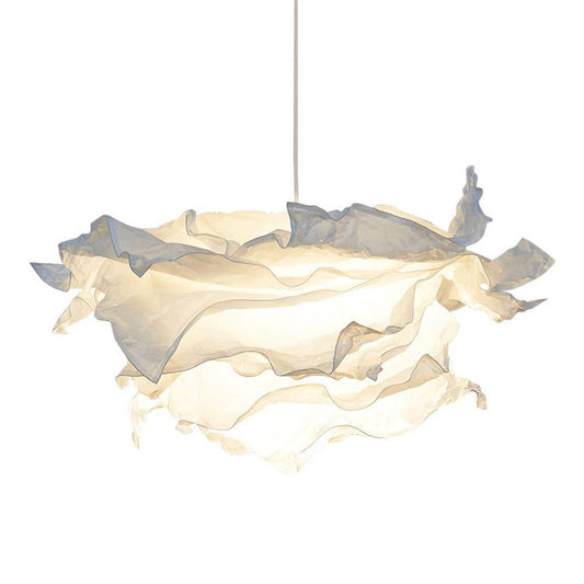 Nordic Paper Cloud Pendant Lamp - Modern Hanging Light Fixture for Living Room & Dining Room