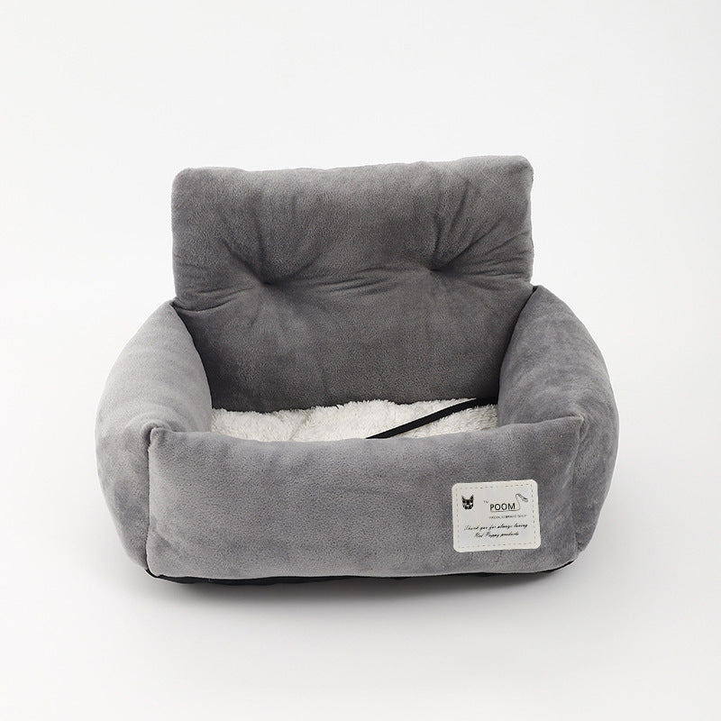 Comfortable Dog Car Seat | Soft, Cushioned & Safe for Travel in Cars