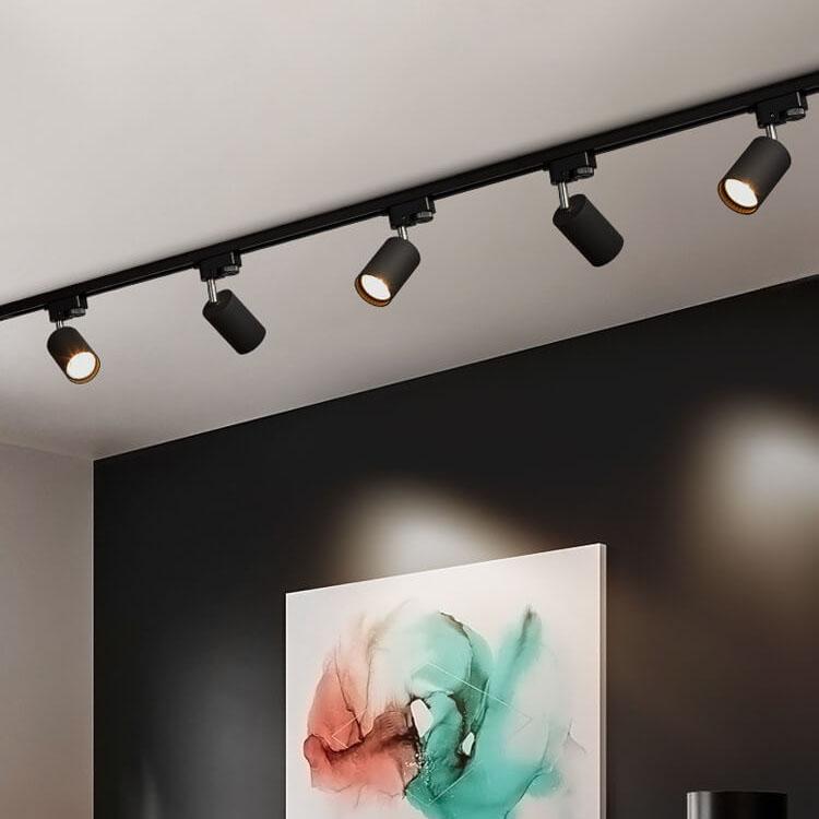 LED Recessed Rail Lighting Fixture - 3/4/5 Light Options for Modern Home Illumination