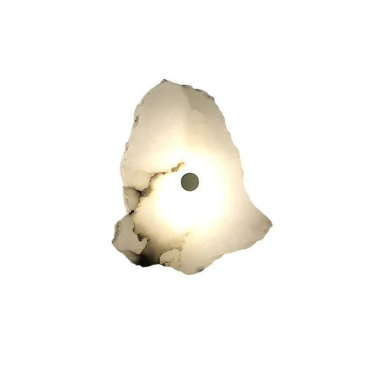 Modern Irregular Marble Wall Lamp - Unique Decorative Lighting Fixture for Living Room & Bedroom