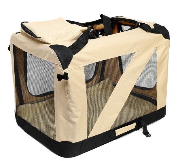 Foldable Dog Carrier Bag | Lightweight, Breathable Mesh & Durable for Travel, Vet Visits & Home Use