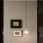 White Alabaster Marble Pendant Light Fixture for Modern Home Decor & Dining Room Lighting