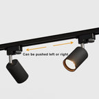 LED Recessed Rail Lighting Fixture - 3/4/5 Light Options for Modern Home Illumination