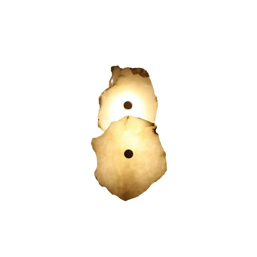 Modern Irregular Marble Wall Lamp - Unique Decorative Lighting Fixture for Living Room & Bedroom