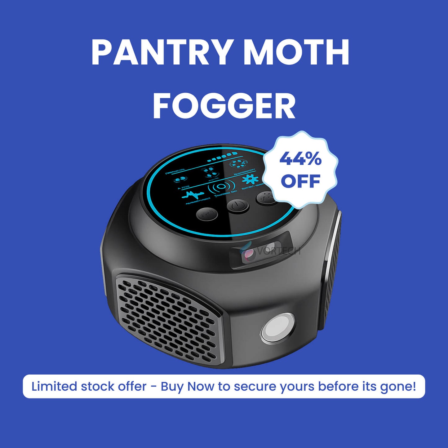 Pantry Moth Fogger | Fast-Acting Formula Kills Moths, Larvae & Eggs for Kitchens, Pantries & Food Storage Areas